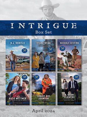 cover image of Intrigue Box Set April 2024/Big Sky Deception/Whispering Winds Widows/K-9 Shield/The Red River Slayer/Crash Landing/Cold Murder In Kol